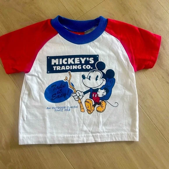 Vintage Mickey Mouse T-shirt size 12 months - Picture 1 of 4